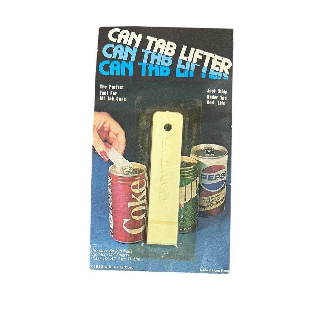 Vintage 1982 Can Tab Lifter Soda Can Pop Top Opener Tool New‎ Sealed